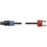Hosa SKT-203BN Speakon Banana Speaker Cable 3 Feet
