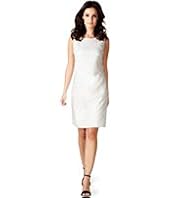 Per Una Speziale Pure Cotton Sequin & Crochet Lace Shift Dress