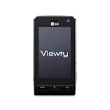LG KU990viewty T�l�phone portable Ecran 3" Lecteur DivX int�gr� mp3 / DivX / jpeg microSD Noirpar LG