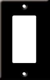 read full review Leviton 80401-E Standard Size Thermoset Device Mount 1-Gang Decora/GFCI Device Decora Wallplate, Black