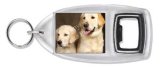 TWO GOLDEN RETRIEVERS Bottle Opener