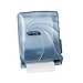 San Jamar T1490 Oceans Smart System with IQ Sensor Roll Towel Dispenser, Fits 8" Wide and 4" Diameter Stub Roll, 11-3/4" Width x 16-1/2" Height x 9-1/4" Depth, Arctic Blue