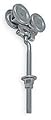 Battalion 1XMY9 Door Hanger Kit, L 4 1/2 In, PK 2