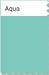 DII Basic Everyday Ribbed Tabletop 100% Cotton, Placemat Set, 13x19, Aqua, 6 Piece