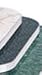 Table Top, 24 in Diameter, 1-1/4 in Bright Grooved Aluminum Edge, Laminate