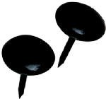 Hillman Fasteners 25Pk Blk Uphol Nail (Pack Of 6) 12268 Thumb & Furniture Tacks
