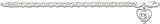 Colorado Buffaloes CU Heart on 6 mm Rollo Bracelet - Sterling Silver Jewelry