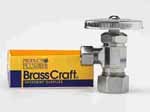 Brass Craft OCR19 C 1/2 Cmp X 3/8 Cmp Brasscraft Ang Valve