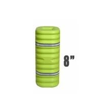 Eagle 1708LM Hi-Vis Column Protector, 24" Length x 24" Width x 42" Height, For 8" Column, Lime Green
