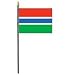 Republic of Gambia Miniature Flag