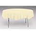 Creative Converting 70-3264 82-Inch Ivory Color Plastic Round Table Cover (Case of 12)