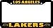Los Angeles Lakers Black Metal License Plate Frame