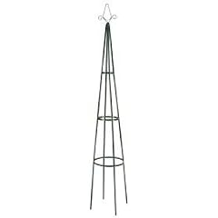 Rankhilfe Pyramide Rankstab aus Stahl ca. 200 x 24,5 x 24,5 cm