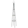 Rankhilfe Pyramide Rankstab aus Stahl ca. 200 x 24,5 x 24,5 cm