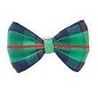 Aria Check Print Bows