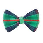 Aria Check Print Bows