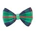 Aria Check Print Bows