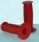 Pyramid Turbo BMX Bicycle Grips, Red
