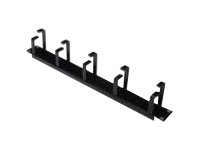 DIGITUS Rangierpanel 5xKabelfuehrungsbuegel 40mmx60mmm 48,3cm 19Zoll 1HE black RAL9005 Preisvergleich
