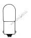 1489 MINIATURE 2.75A 6.5V BA15S Ait Bausch & Lomb Bulbrite Damar Eiko Ge General Electric G.E Light Bulb / Lamp Norelco Pitney Bowes Remington Rand Ushio Z Donsbulbs