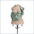 Adjustable Baby Sling in Green & Blue Floral