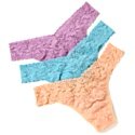 Hanky Panky 3-pack Signature Lace Thong - Dustytone
