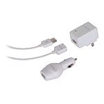 BELKIN POWER PACK FOR IPOD SHUFFLE W/DC/AC POWER & USB CABLES (#F8Z009Q)