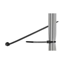 Kabelbinder, wetterfester Nylon, schwarzLänge 280 mm ; Breite 4,8 mm