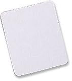 Manhattan Premium Rubber Mouse Pad, White