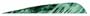 GATEWAY FEATHERS TREGRN 4IN RW 100CT