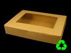 14 x 10 x 2 Kraft 24 Counts Mini Size Window Cupcake Box