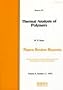 Thermal Analysis of Polymers