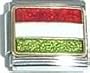 Hungary Flag Italian Charm Bracelet Link