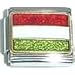 Hungary Flag Italian Charm Bracelet Link