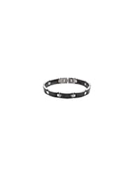 Ceramic Couture™ and Stainless Steel Bracelet 08.50 Inch Satin/olished Cb217