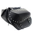 Leather Saddlebags - Motorcycle Leather Saddlebags SD4411Studs