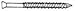 Fin/Trim Finishing Trim Head Screw - Ths 100Ct 8X2-1/2 Trim Screw