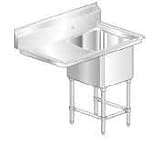 Aero 2F1-3020-36L Aerospec Sink Bowl L Drainboard 30in x 20in