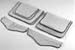 Gray terry cloth covers *
