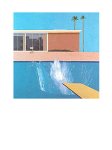 A Bigger Splash art print by David Hockney, 60cm x 80cm