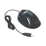 Fellowes Opti-Gel Mouse - Mouse - optical - 5 button(s) - wired - PS/2, USB - smoke, metallic graphite