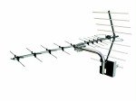 COMMTEL 52 ELEMENT HI GAIN Digital and Analogue TV AERIAL + KIT EASY INSTALL SNAP FIT COMPONENTS/BRACKET/CABLE /MOUNT ARM & FIXINGS