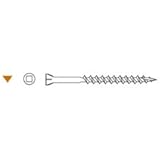 STARBORN INDUSTRIES S14C10250 STAINLESS STEEL DECK SCREW 10x2-1/2 - BROWN