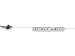 Universal Antenna Stainless steel, removable mast