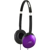 JVC HAS150VX Light weight Flat Folding Headphone (Violet)