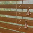 Faux Wood Blinds 2 Slat 2 Economy Express Cherry textured SB175