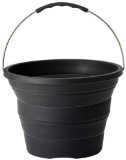 Wacky Practicals 7 Litre Pack-Away Collapsable Bucket - Black