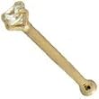 14 karat Yellow gold nose bone