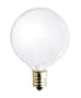 Havells-SLI 60463 - 25G161/2W/BX - 25 Watt G-16 1/2 White Globe Shape Light Bulb, Candelabra Base