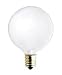 Havells-SLI 60463 - 25G161/2W/BX - 25 Watt G-16 1/2 White Globe Shape Light Bulb, Candelabra Base
